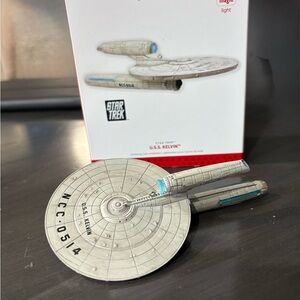 Hallmark Star Trek U.S.S. Kelvin Ornament - Silver and Blue